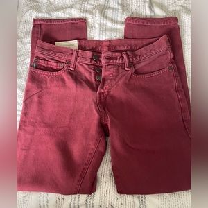Men’s Red Abercrombie & Fitch Jeans